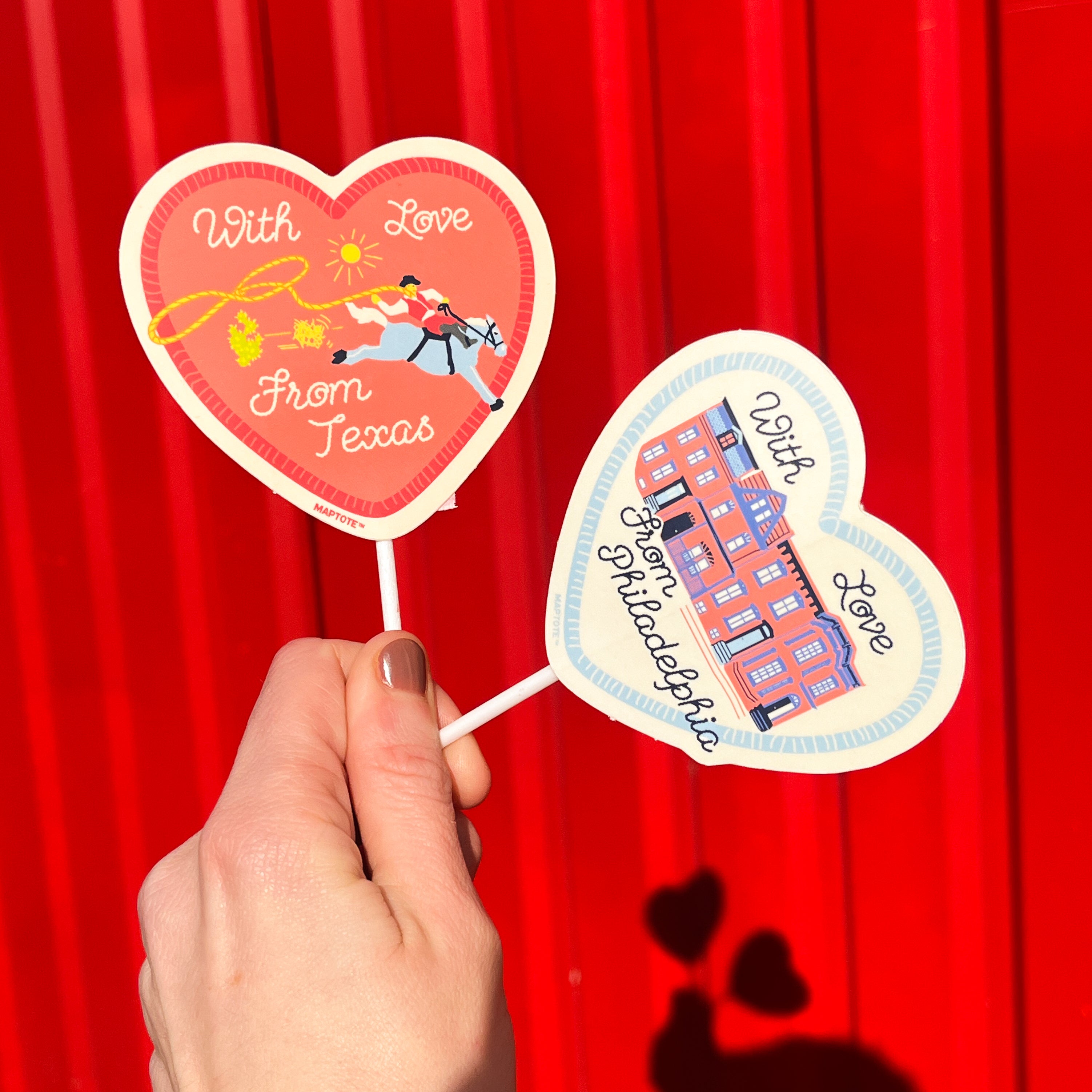 DIY Valentine's with Maptote Stickers