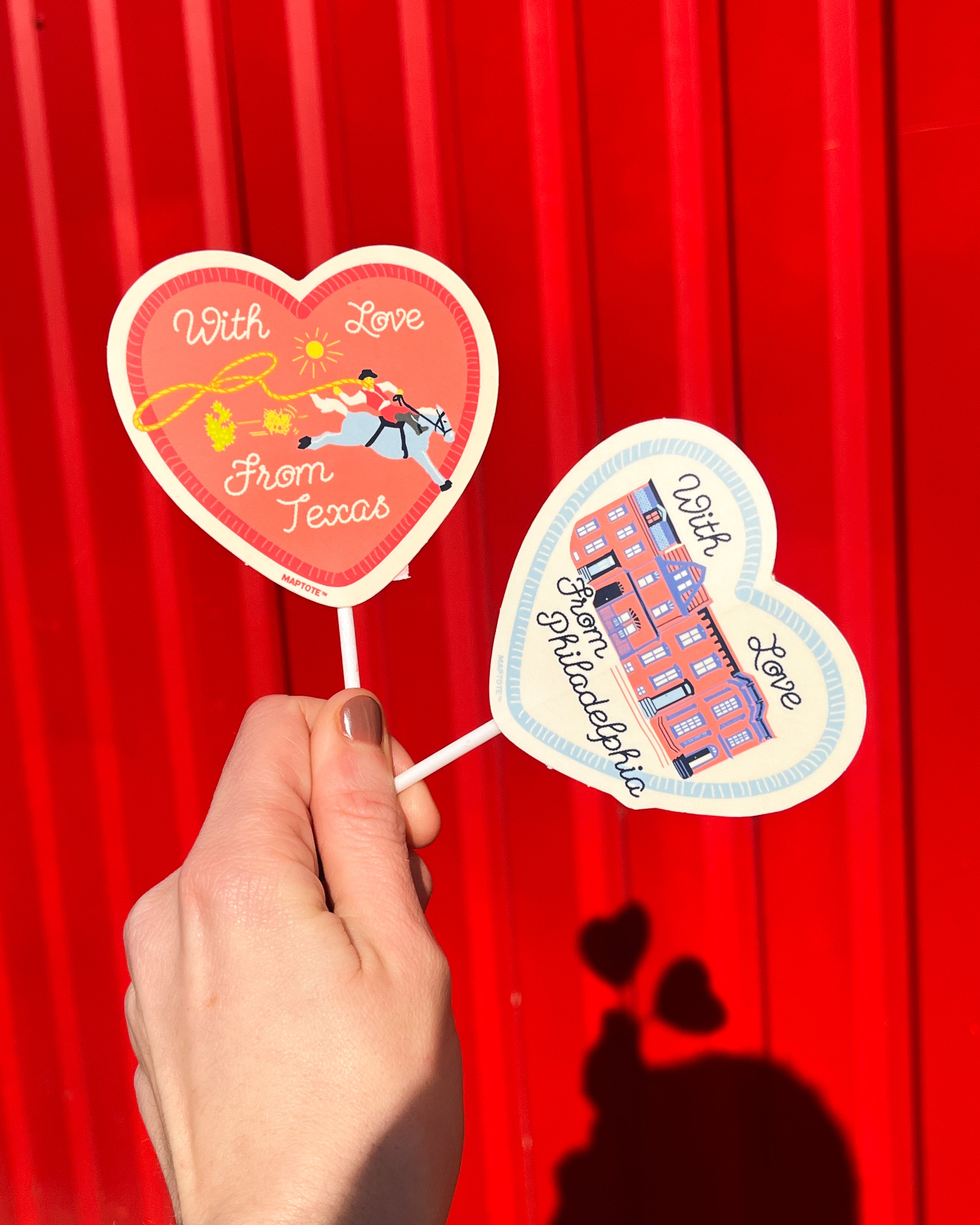 DIY Valentine's with Maptote Stickers