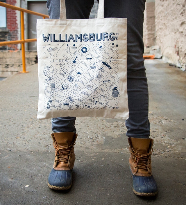 Custom J.Crew Williamsburg Tote-Maptote