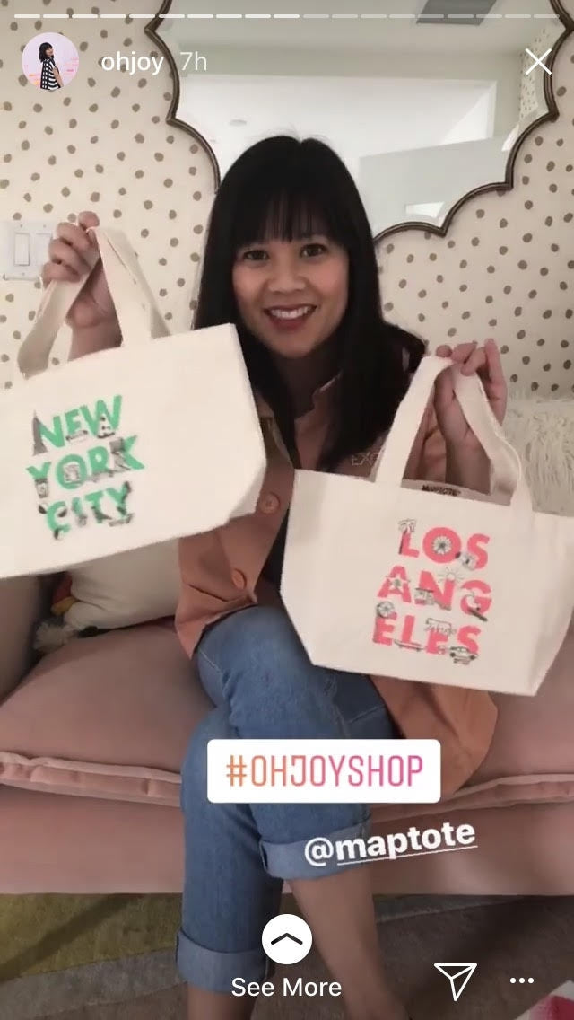 Maptote featured in Oh Joy! Shop-Maptote