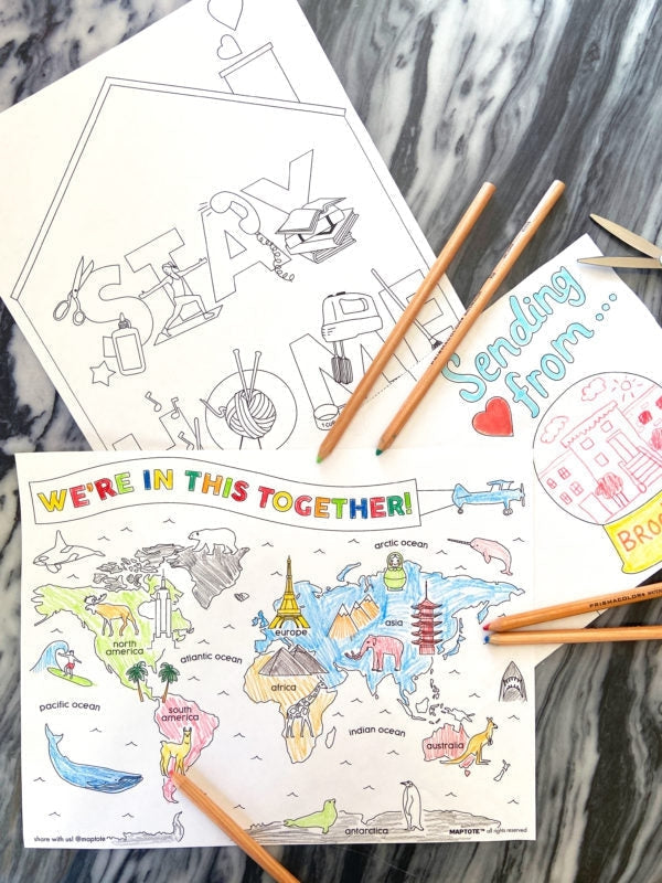 FREE Coloring Pages & Card Downloads-Maptote