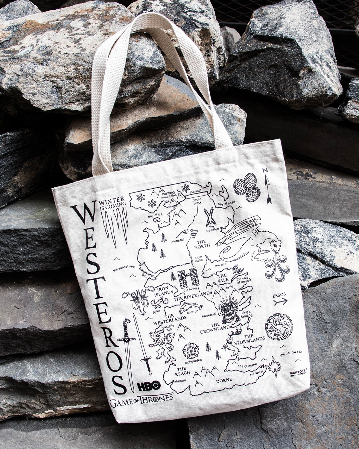 Westeros Tote for HBO's Game of Thrones!-Maptote