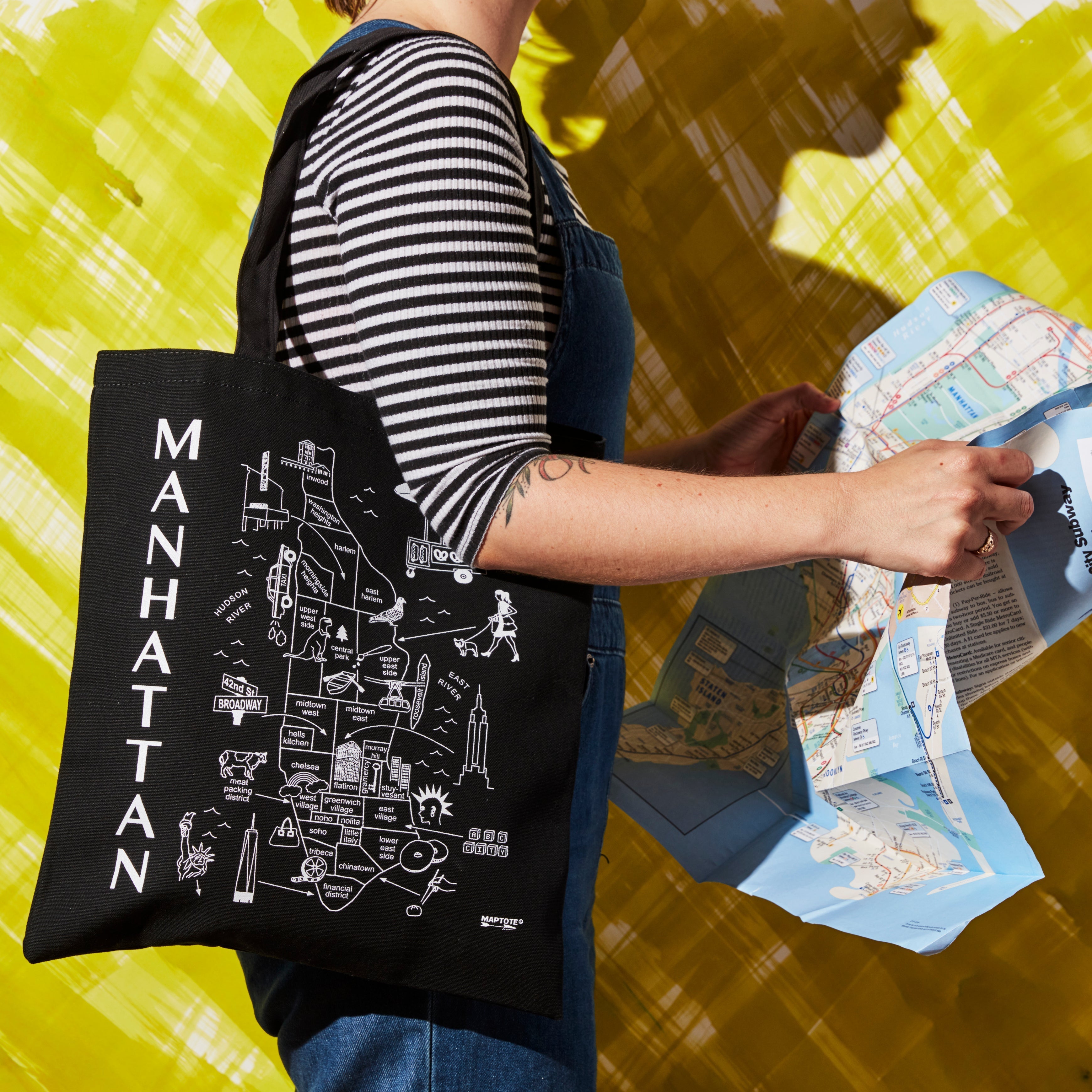 We love Manhattan!-Maptote