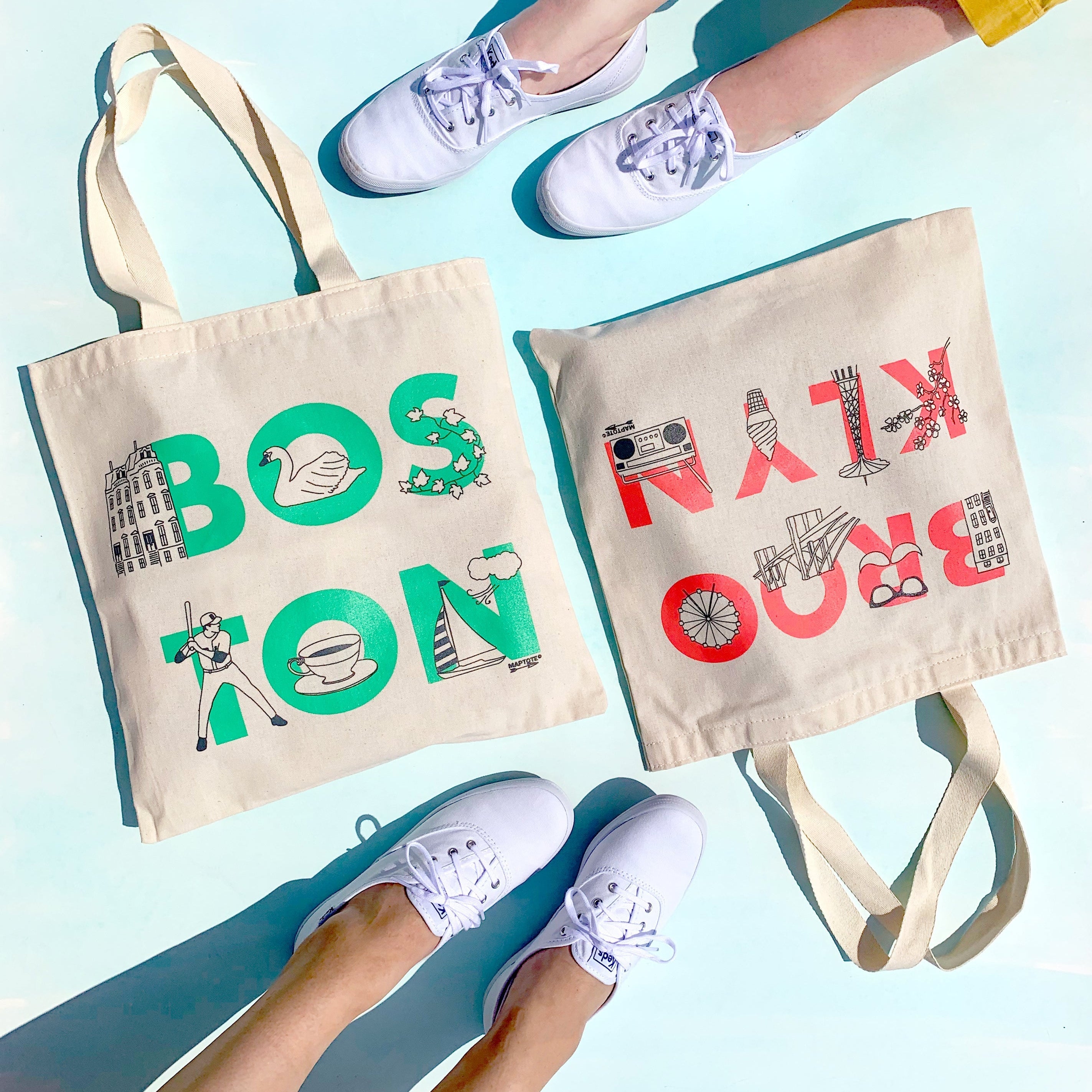 New! Font Totes Now Available-Maptote