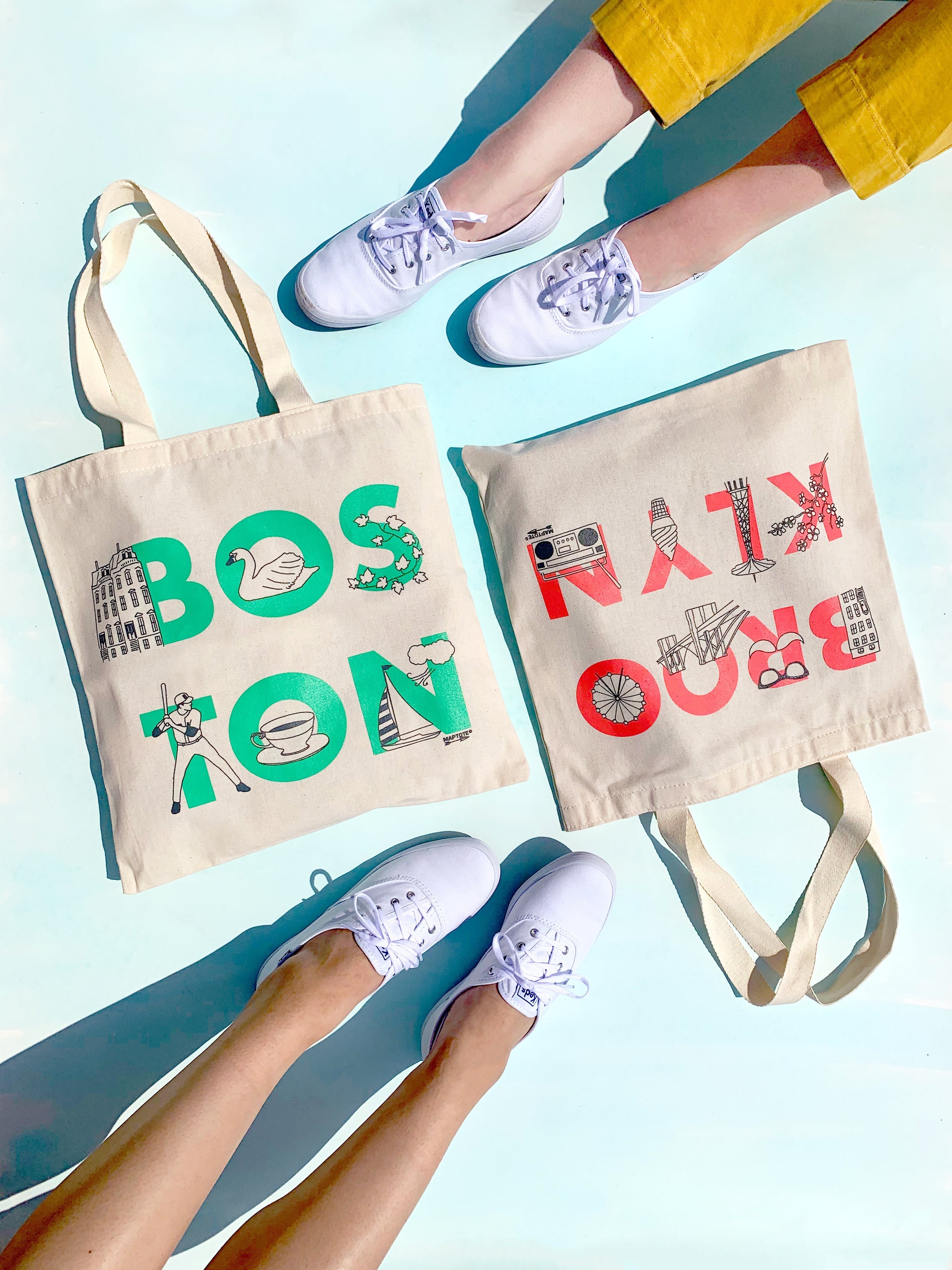 New! Font Totes Now Available-Maptote