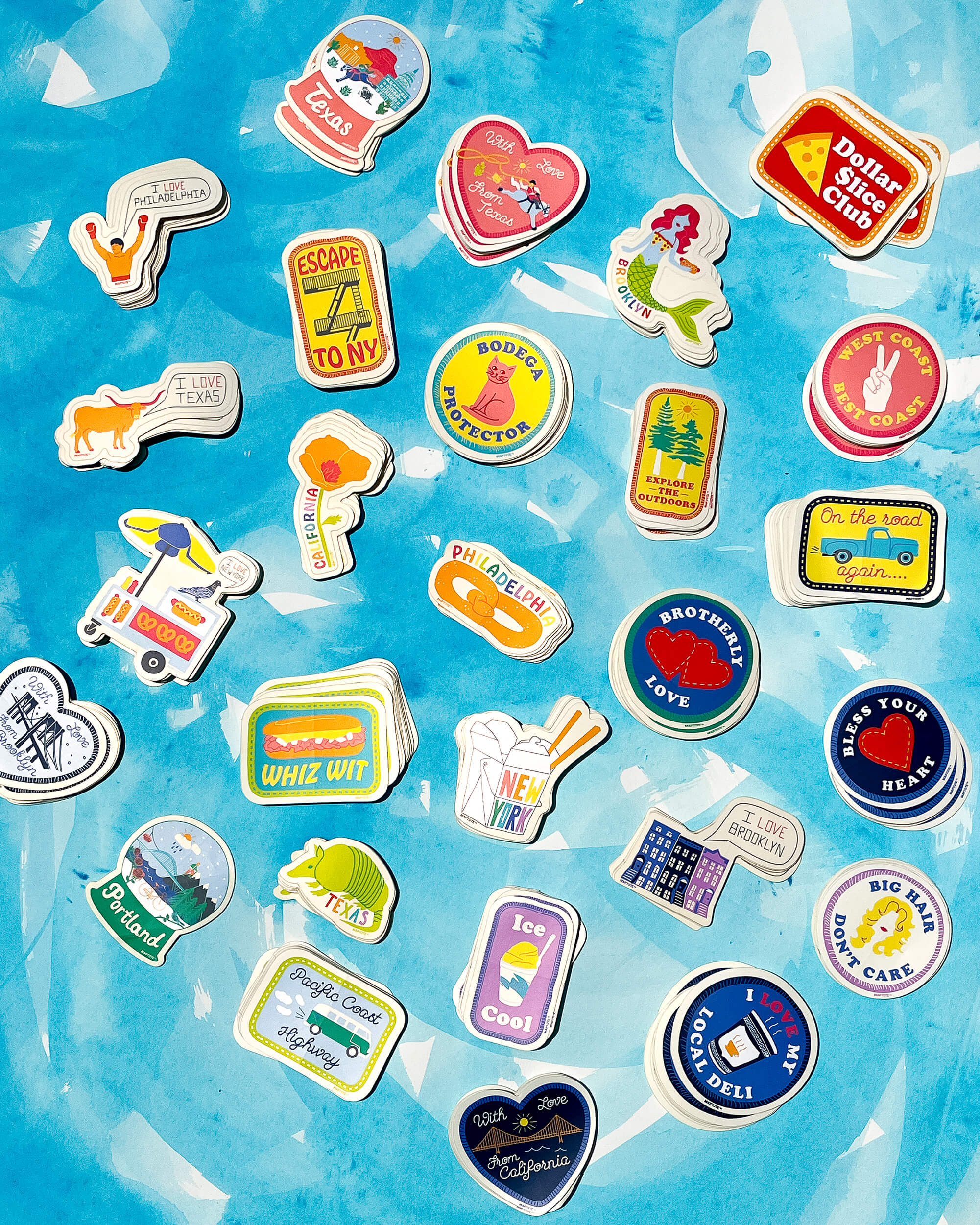 Map-Themed Stickers - Celebrate Your Favorite Locales | Maptote