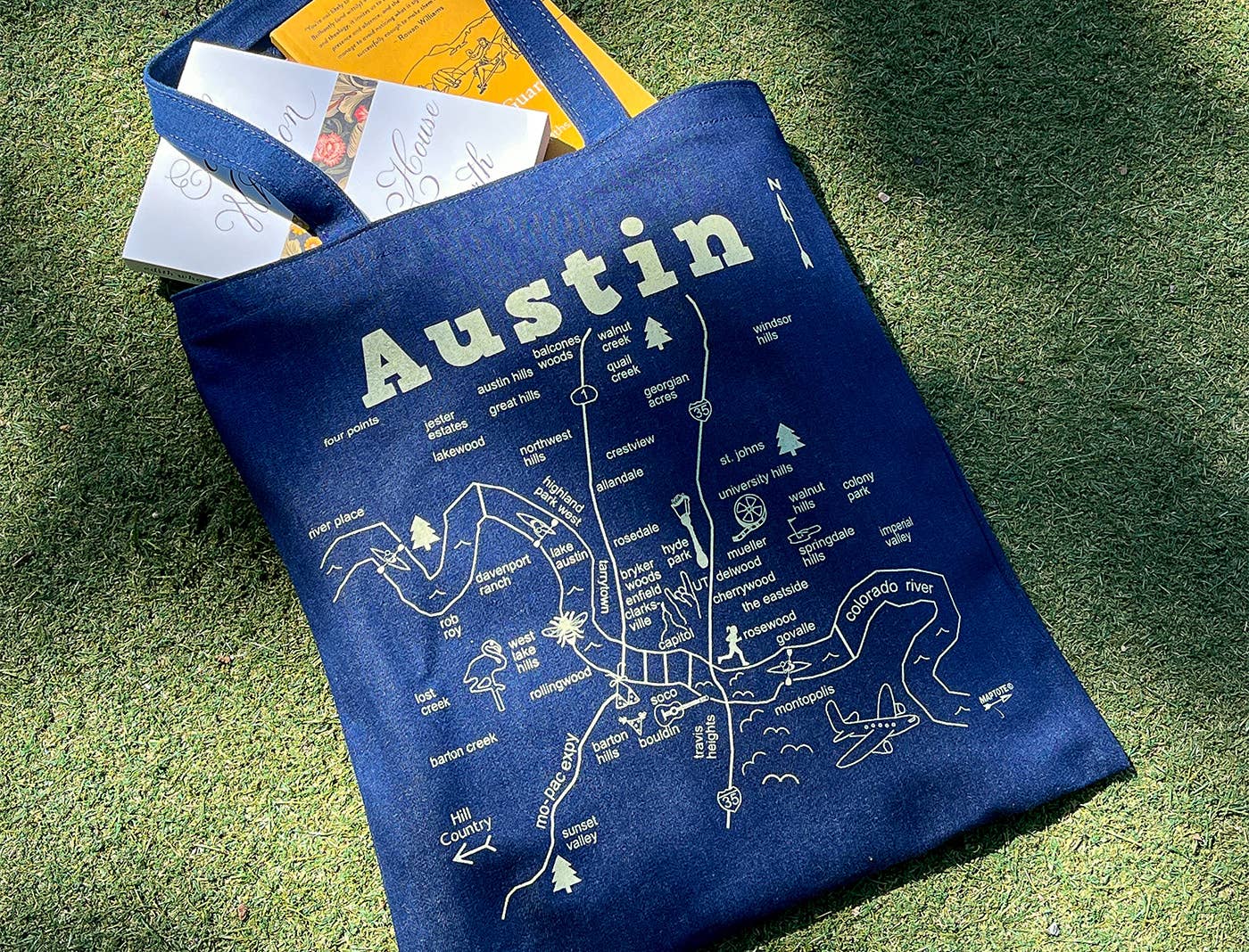 Austin Denim Tote