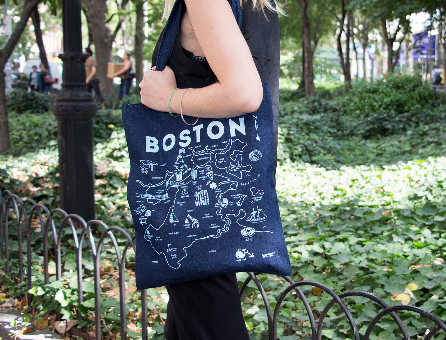 Boston Denim Tote