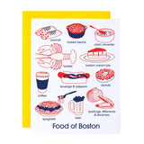 Boston Foodie Greeting Card