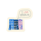 Brooklyn Brownstone Sticker