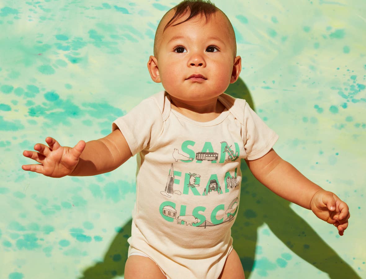 Brooklyn Font Baby One-Piece