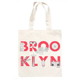 Brooklyn Font Grocery Tote