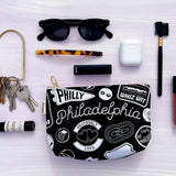 Brooklyn Pins & Patches Zipped Pouch