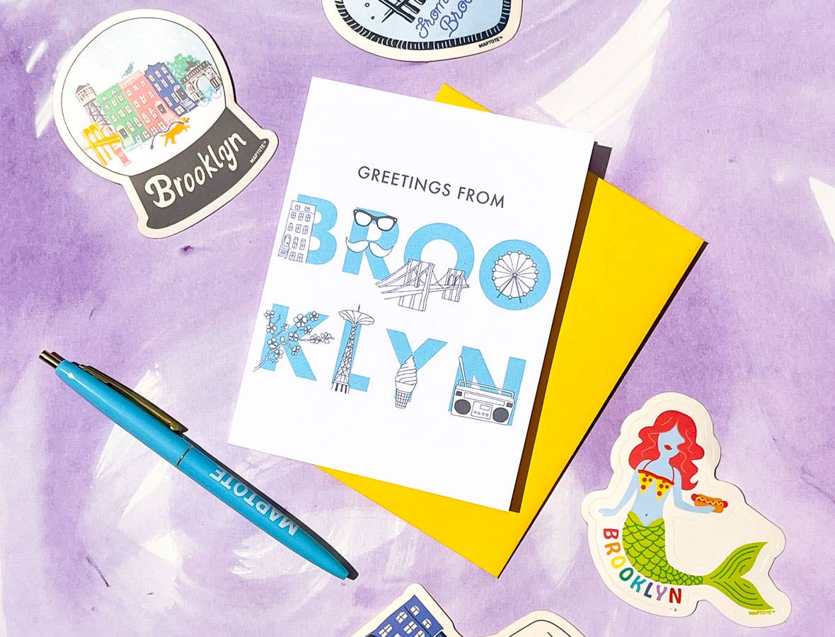 Brooklyn Rainbow Mermaid Sticker