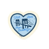 Brooklyn With Love Bridge Sticker