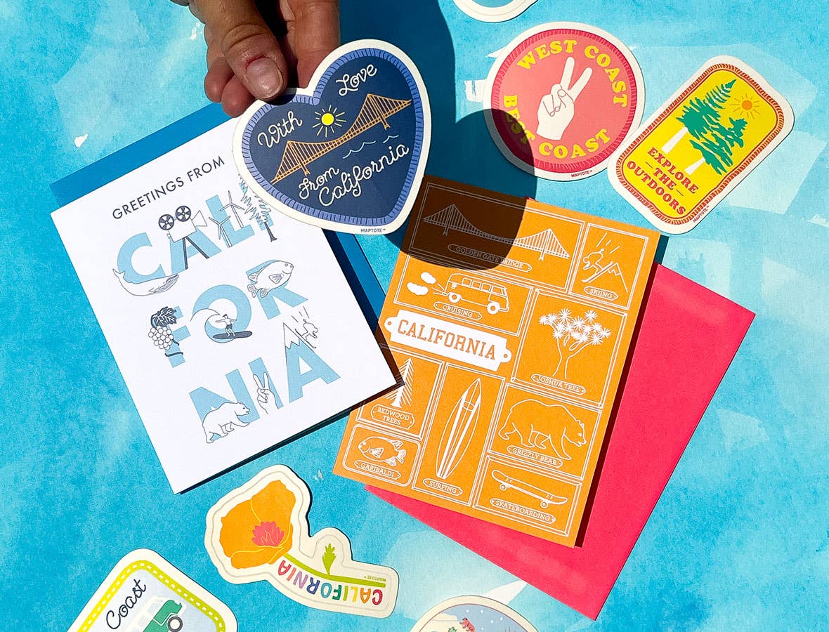 California Explore The Outdoors Sticker