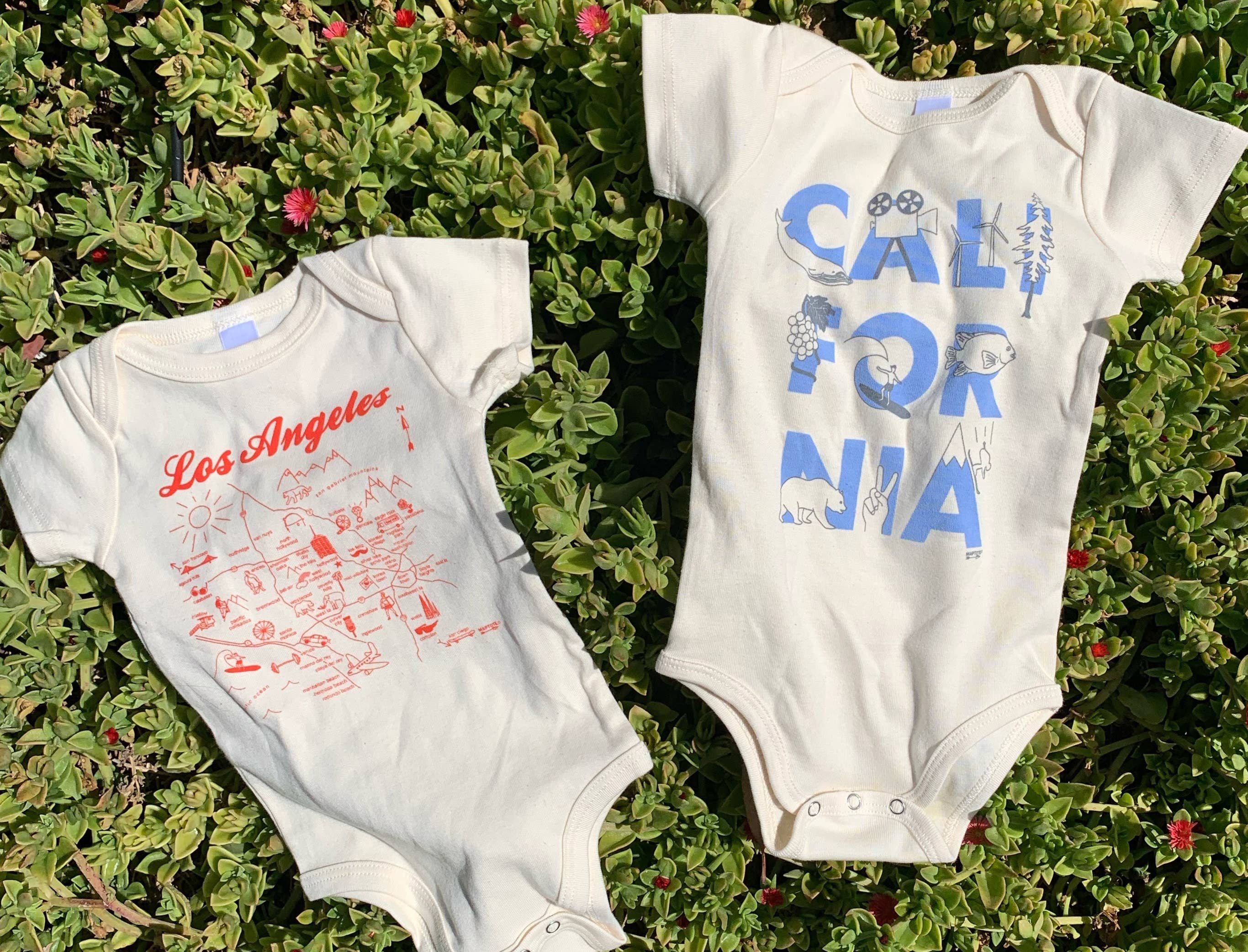 California Font Baby One-Piece