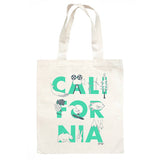 California Font Grocery Tote