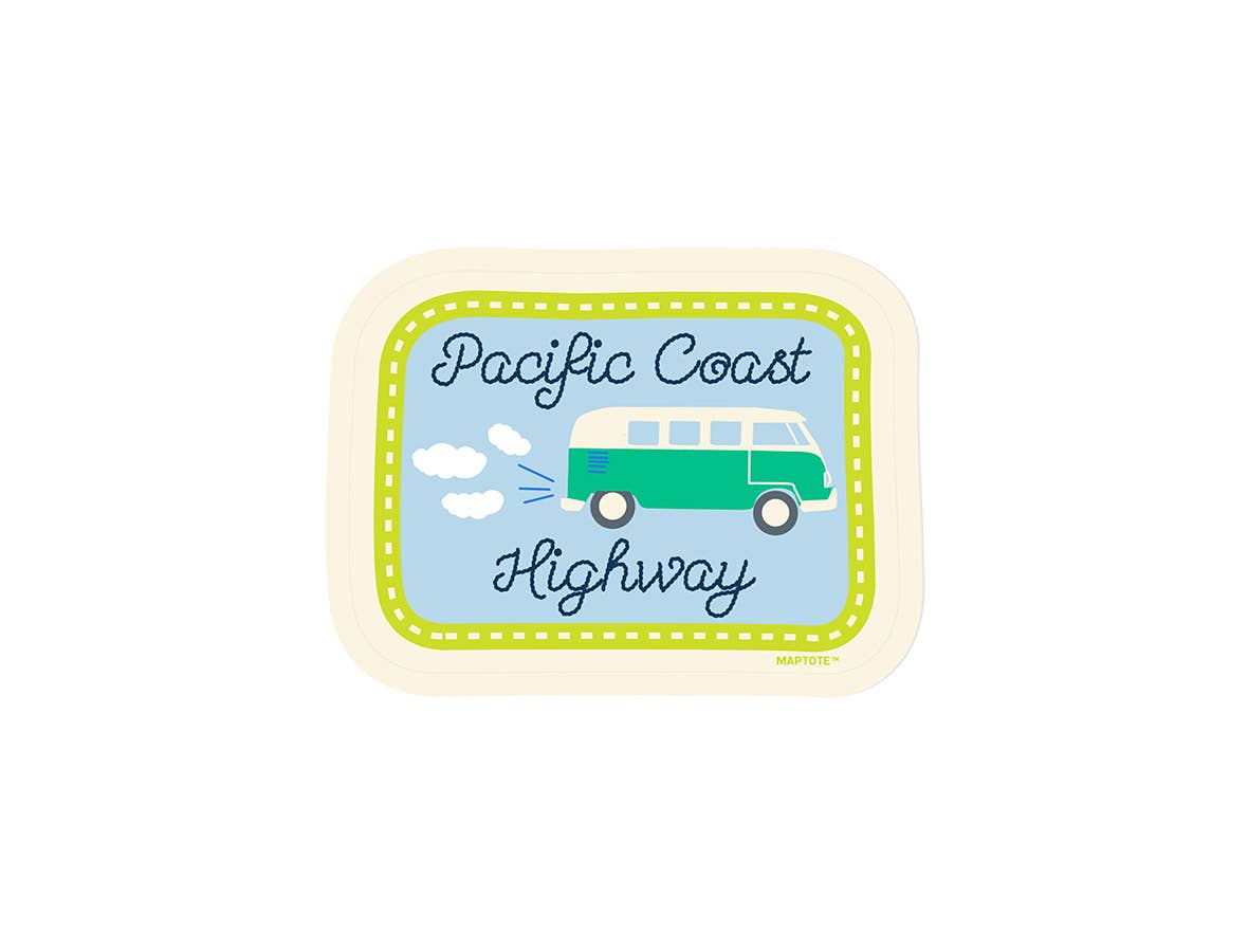 California Pacific Coast Highway Sticker