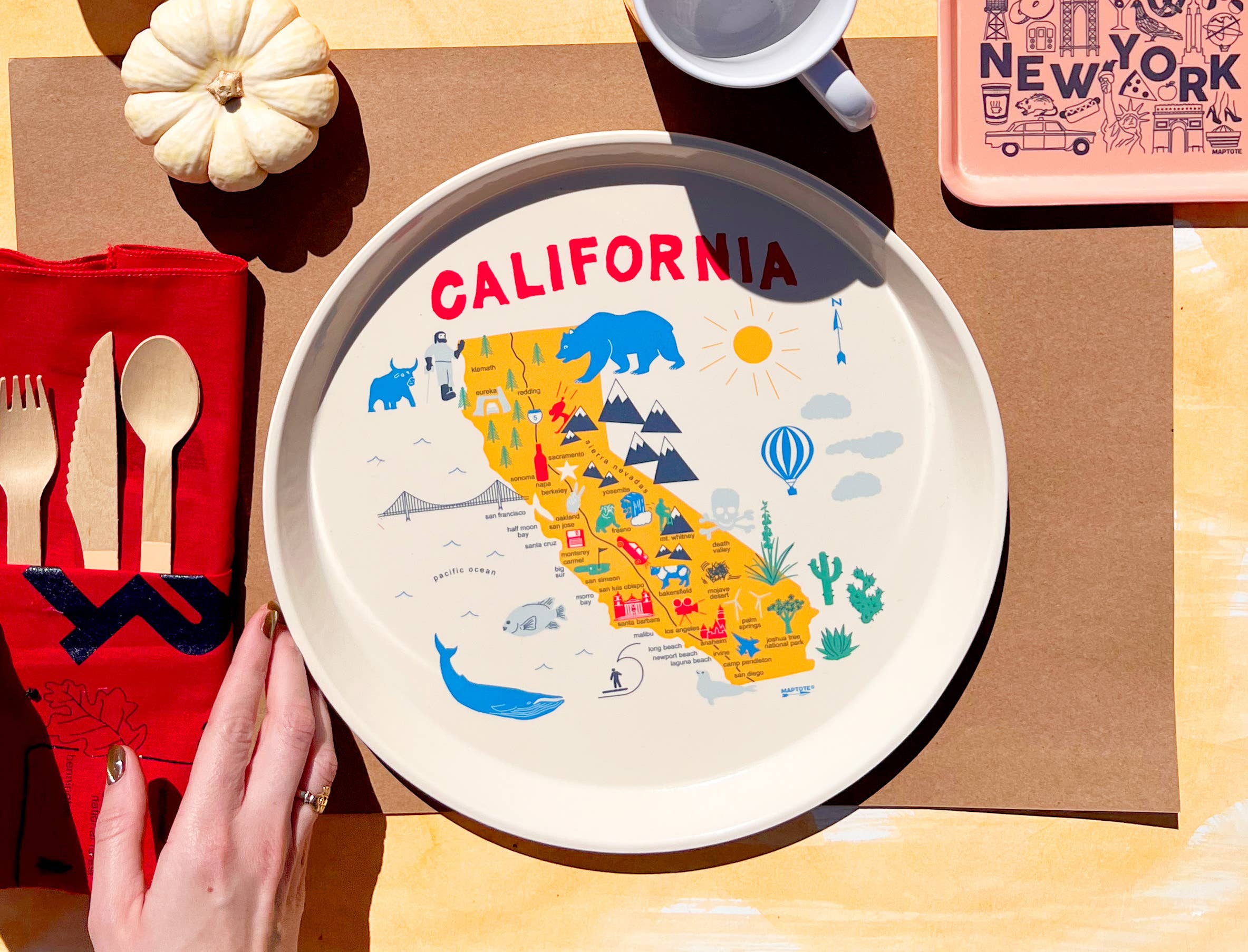 California Round Tray