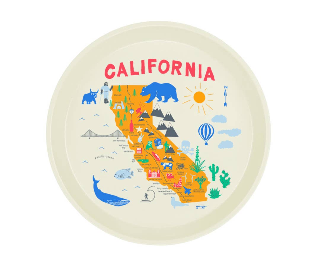 California Round Tray