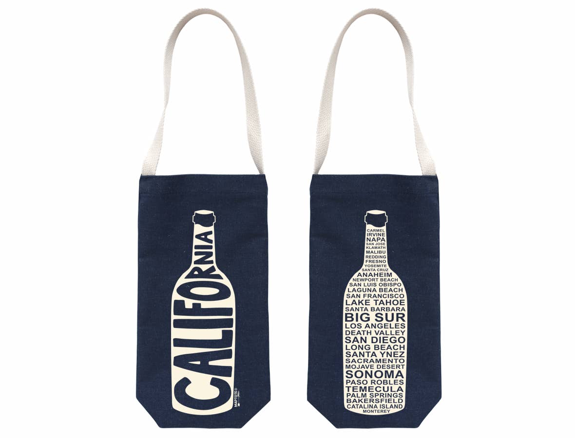 California Single Wine Totes