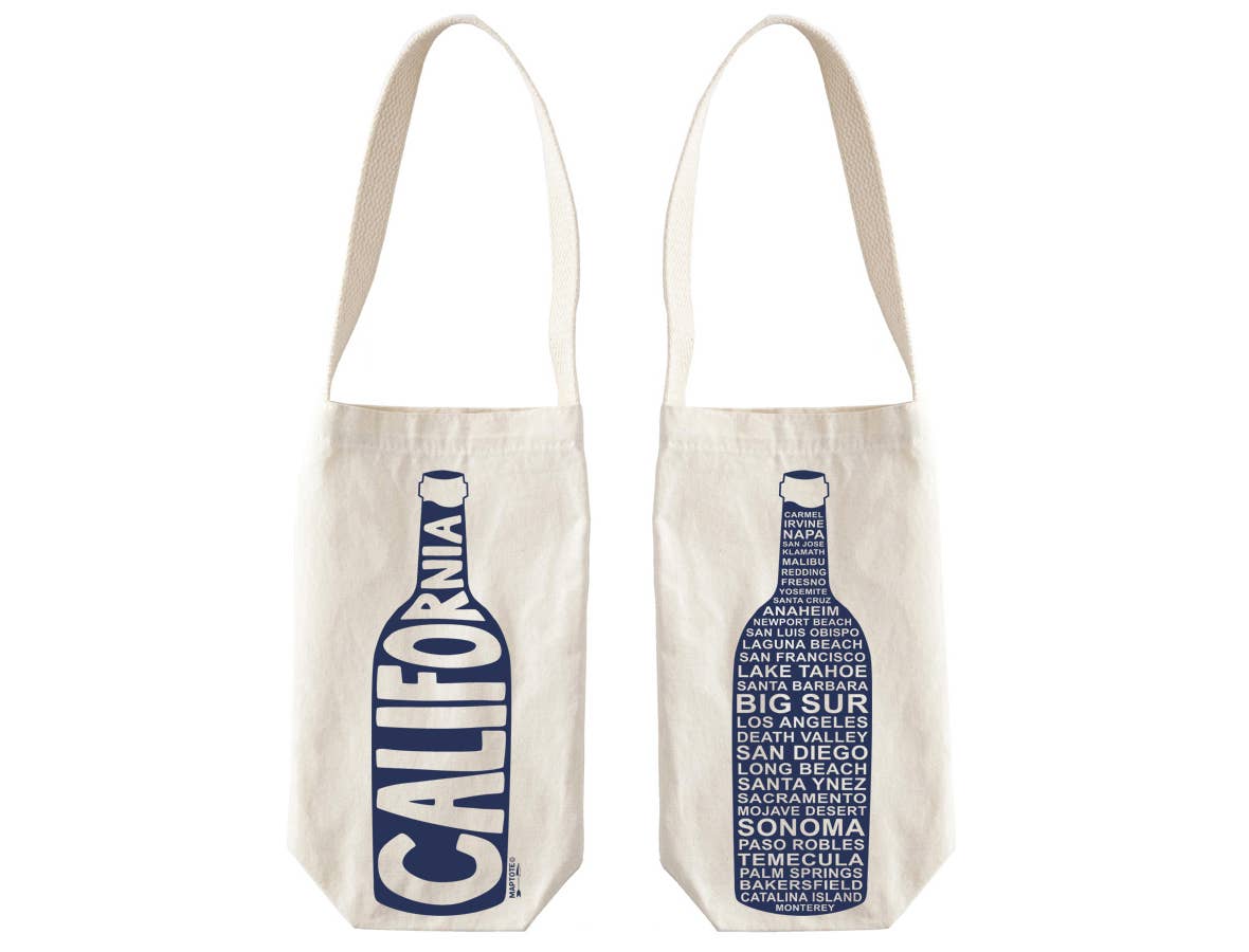 California Single Wine Totes