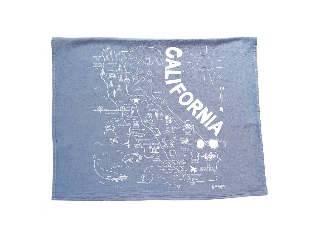 California Tea Towel