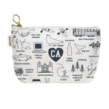 California Zipped Pouch