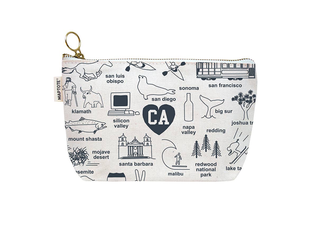 California Zipped Pouch