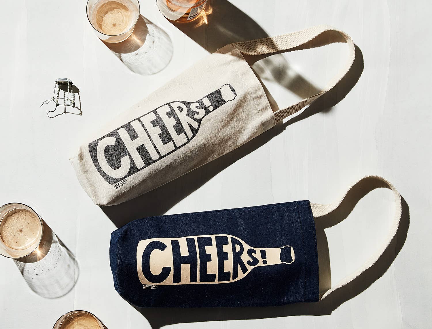 Cheers! Single Wine Totes