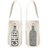 Cheers! Single Wine Totes