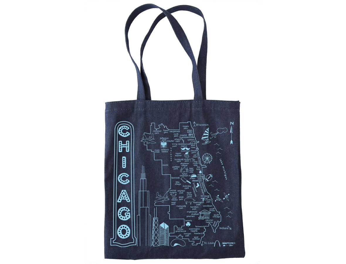 Chicago Denim Tote