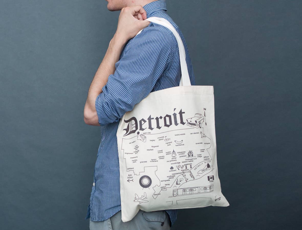 Detroit Grocery Tote