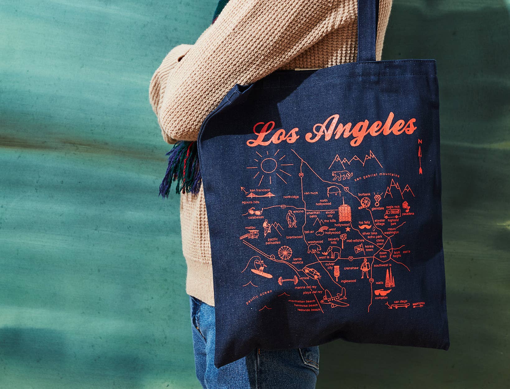 Los Angeles Denim Tote