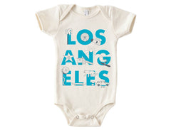 Los Angeles Font Baby One-Piece