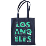 Los Angeles Font Denim Tote