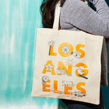 Los Angeles Font Grocery Tote