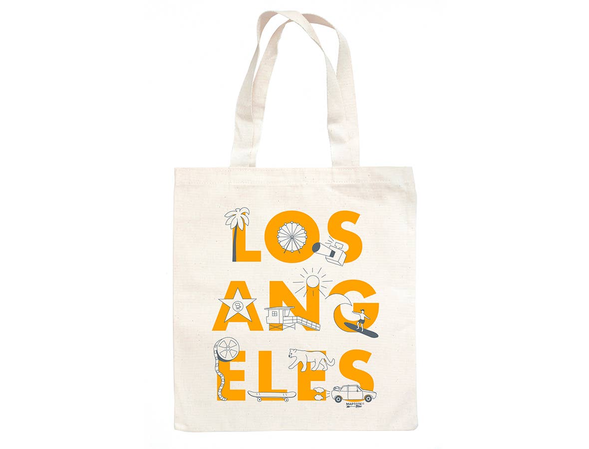 Los Angeles Tote Bags, Map-Themed Gifts, and Accessories