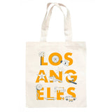 Los Angeles Font Grocery Tote