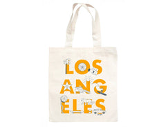 Los Angeles Font Grocery Tote