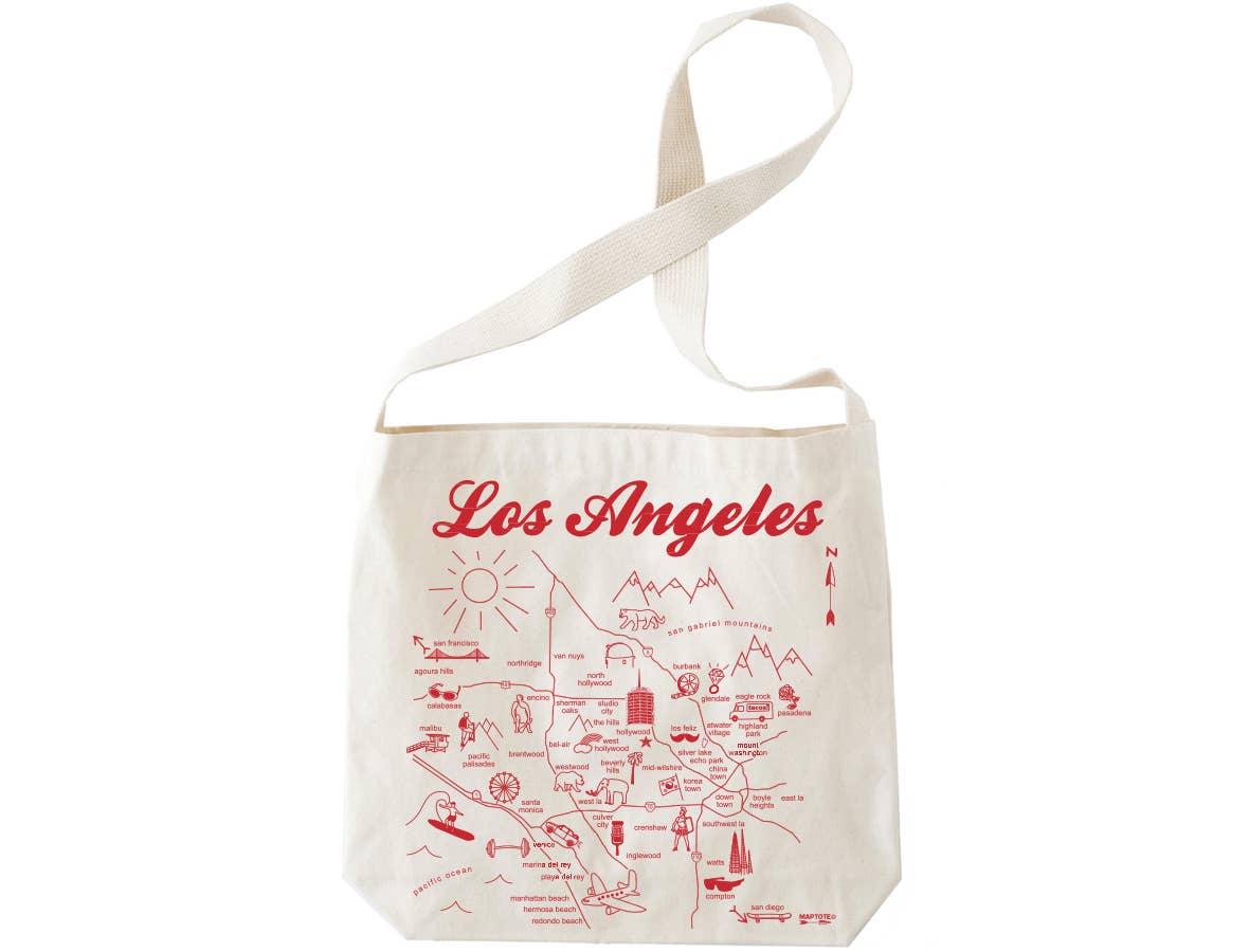 Los Angeles Natural Hobo Tote