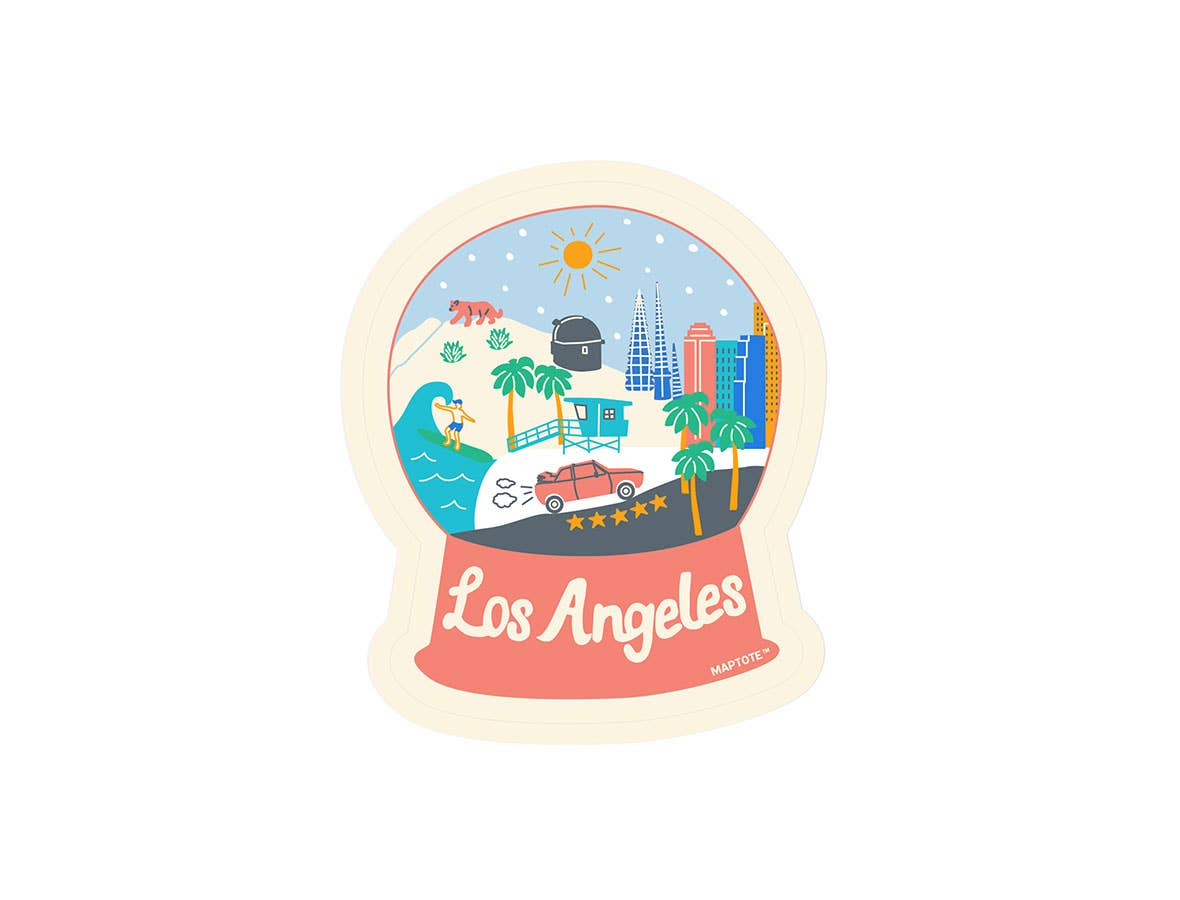 Los Angeles Snowglobe Sticker