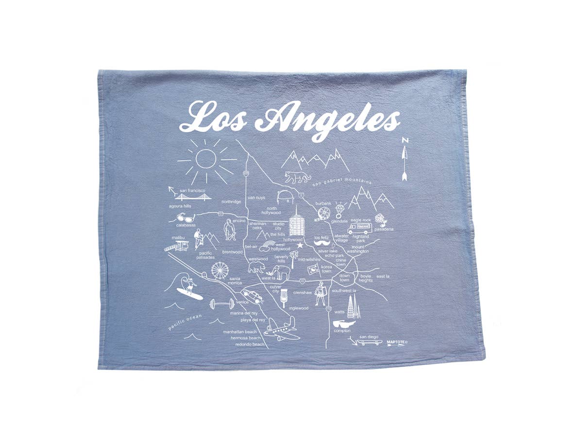 Los Angeles Tea Towel