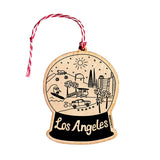 Los Angeles Wood Ornament