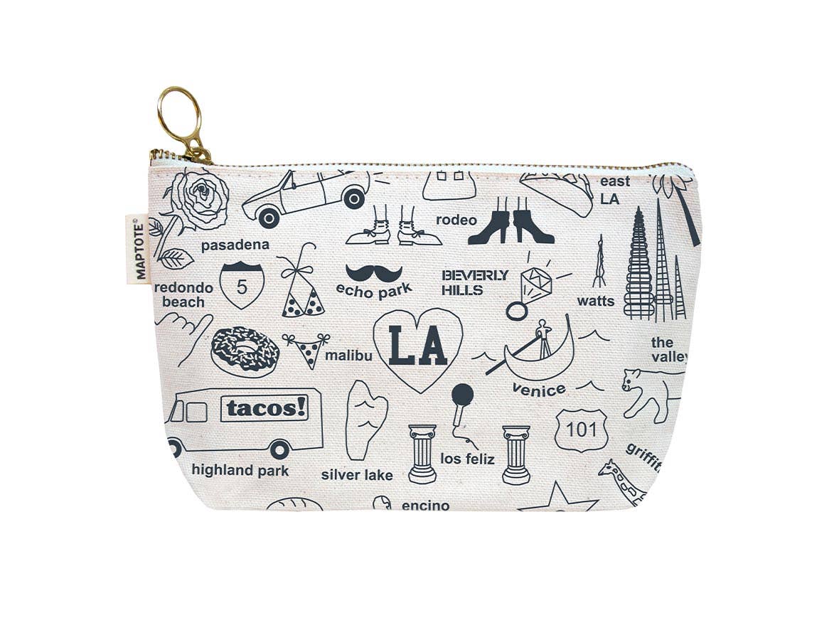 Los Angeles Zipped Pouch