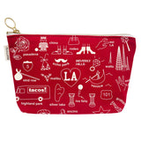 Los Angeles Zipped Pouch