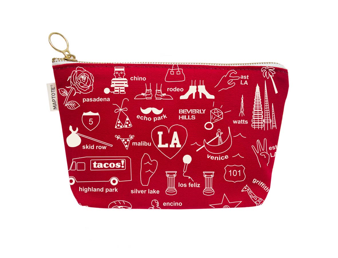 Los Angeles Zipped Pouch