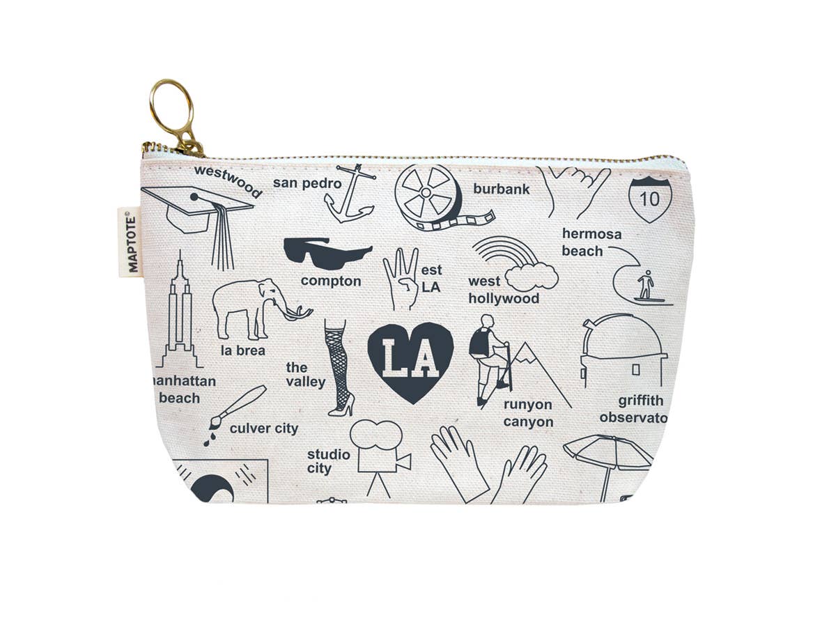 Los Angeles Zipped Pouch