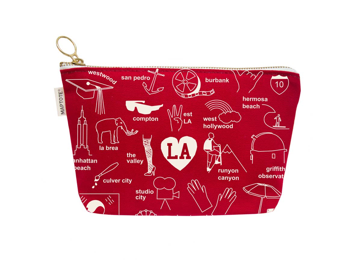 Los Angeles Zipped Pouch